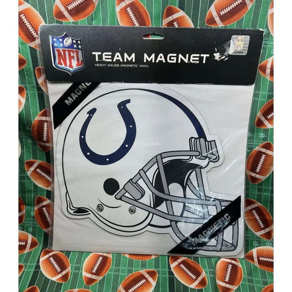 Indianapolis Colts‎ Officially Licensed Helmet Magnet Made USA Heavy Gauge Vinyl